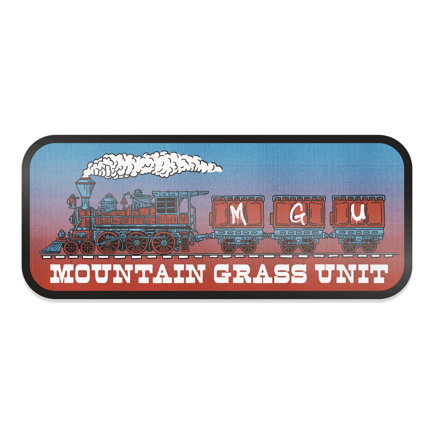 MGU Train Sticker