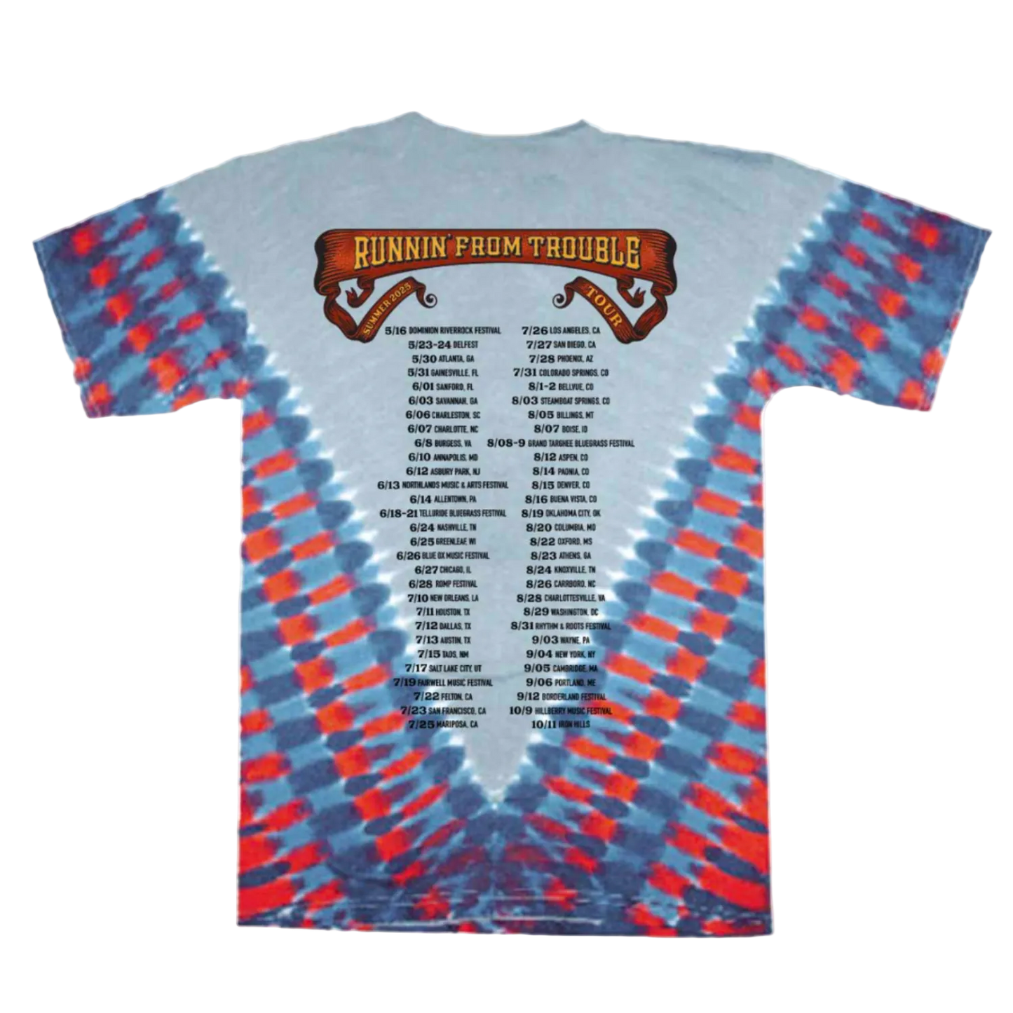 Tour Tie Dye Tee 2025