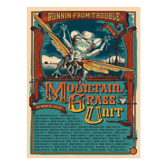 Runnin' From Trouble Tour 2025 Poster (Standard)