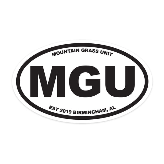 MGU Oval Sticker