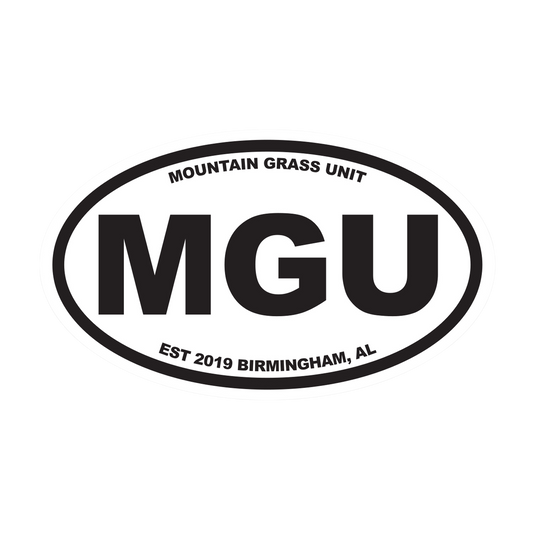 MGU Oval Sticker
