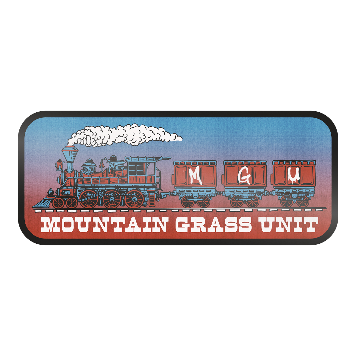 MGU Train Sticker