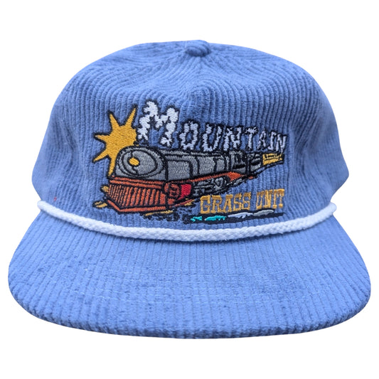 Train Hat - Blue Corduroy