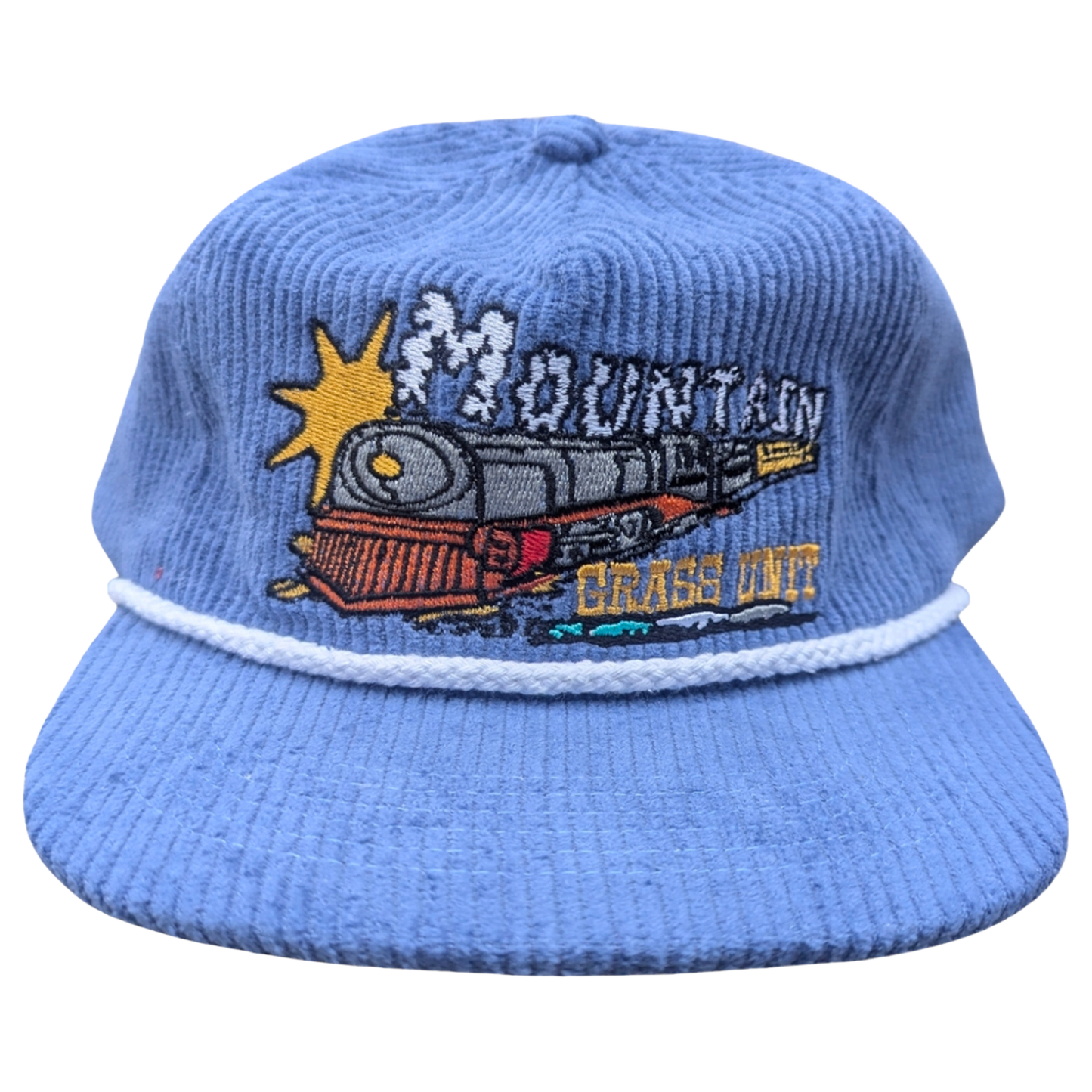 Train Hat - Blue Corduroy