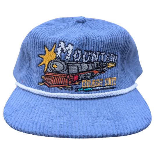 Train Hat - Blue Corduroy