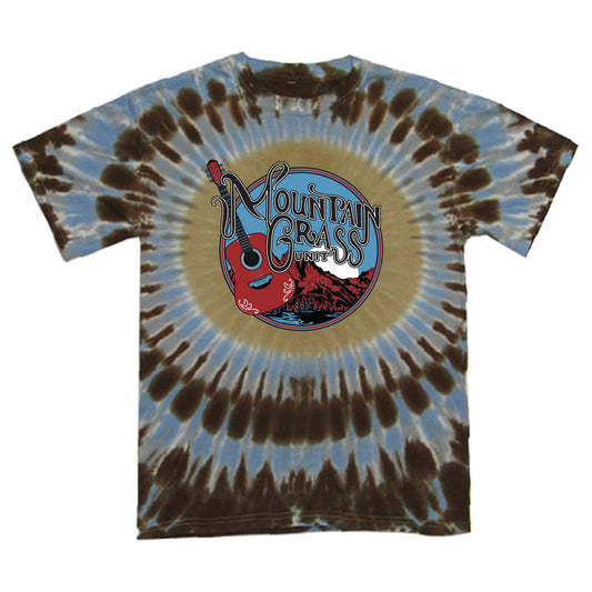 Mountain Guitar Logo Tie-Dye Tee