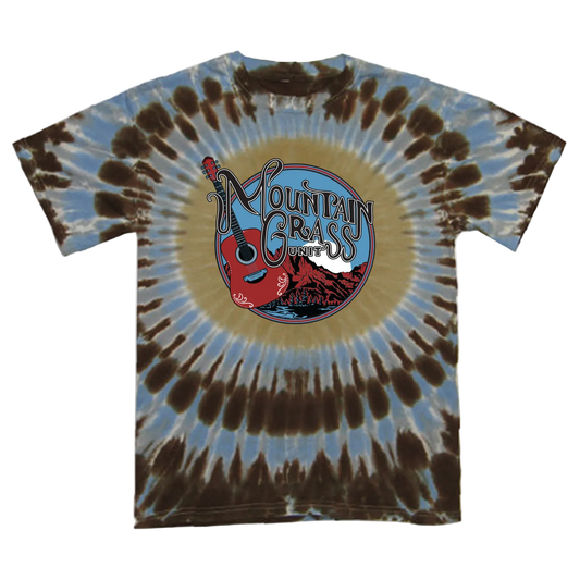 Mountain Guitar Logo Tie-Dye Tee
