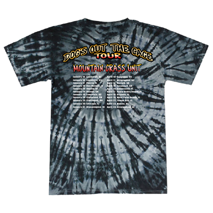 Tie Dye Dog's Out The Cage Tour 26 Tee