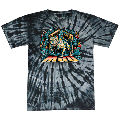 Tie Dye Dog's Out The Cage Tour 26 Tee