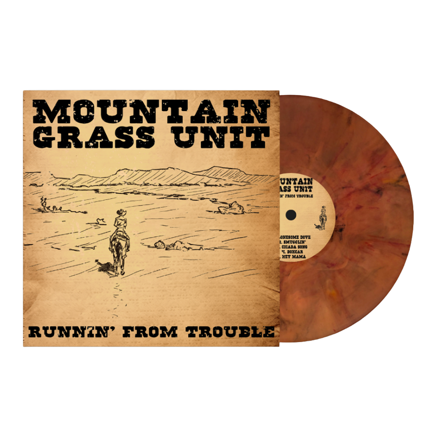 RUNNIN' FROM TROUBLE LP